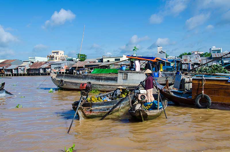 78 - Vietnam - delta del Mekong - mercado flotante de Cai Be